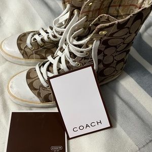 Authentic Coach High Top Shoes
